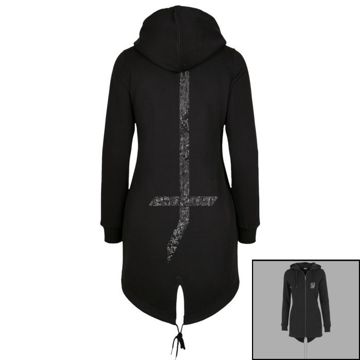 J-Symbol' Taillierter Sweat Parka