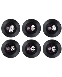 'Band' Vinyl-Untersetzer 6er Set