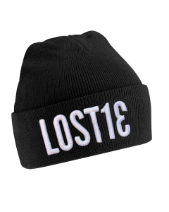 'Lostie' Beanie Schwarz