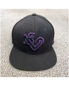 'Heart Purple' Snapback