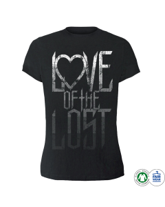 'Dark Love' Tailliertes Shirt