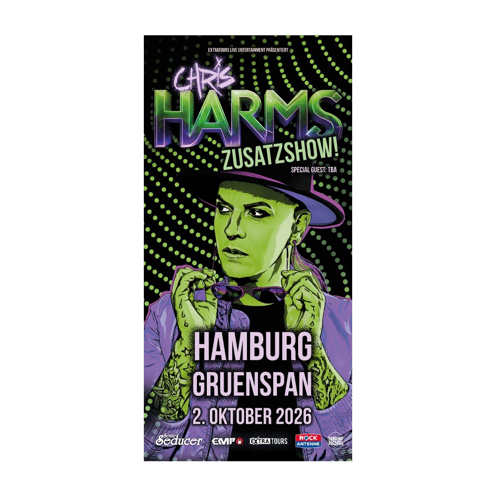 'CHRIS HARMS - LIVE & SOLO (Zusatzshow)' 02.10.2026 Hamburg Ticket