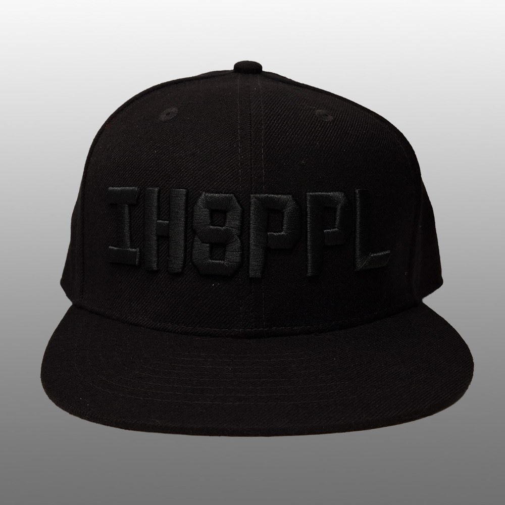 'IH8PPL' Snapback Black