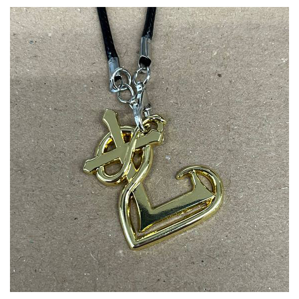 'Heart-Logo' Kettenanhänger gold