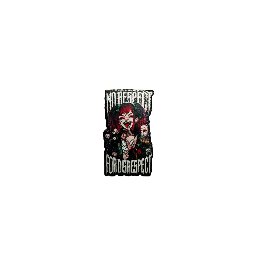 'No Respect For Disrespect' Pin
