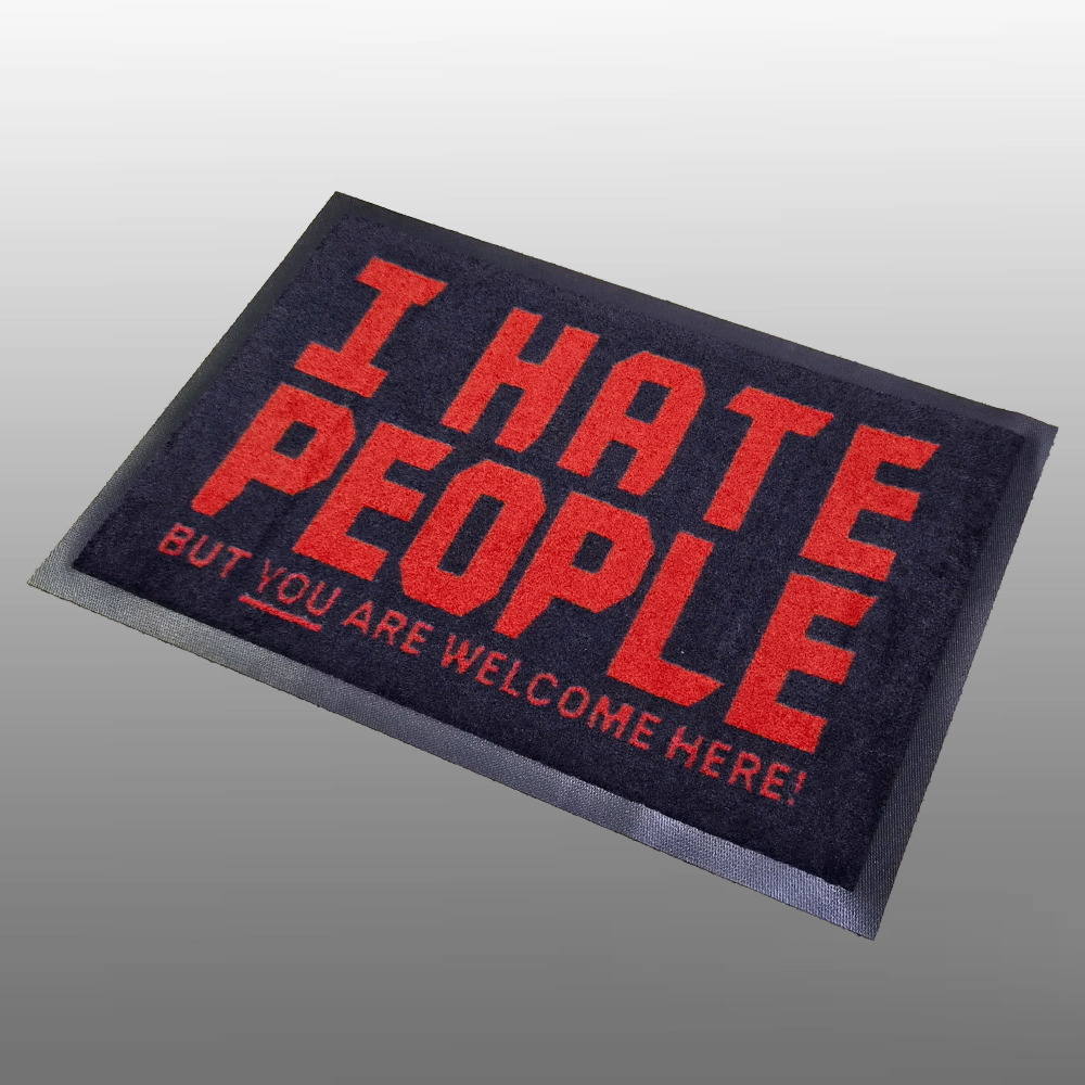 'IH8PPL' Fussmatte