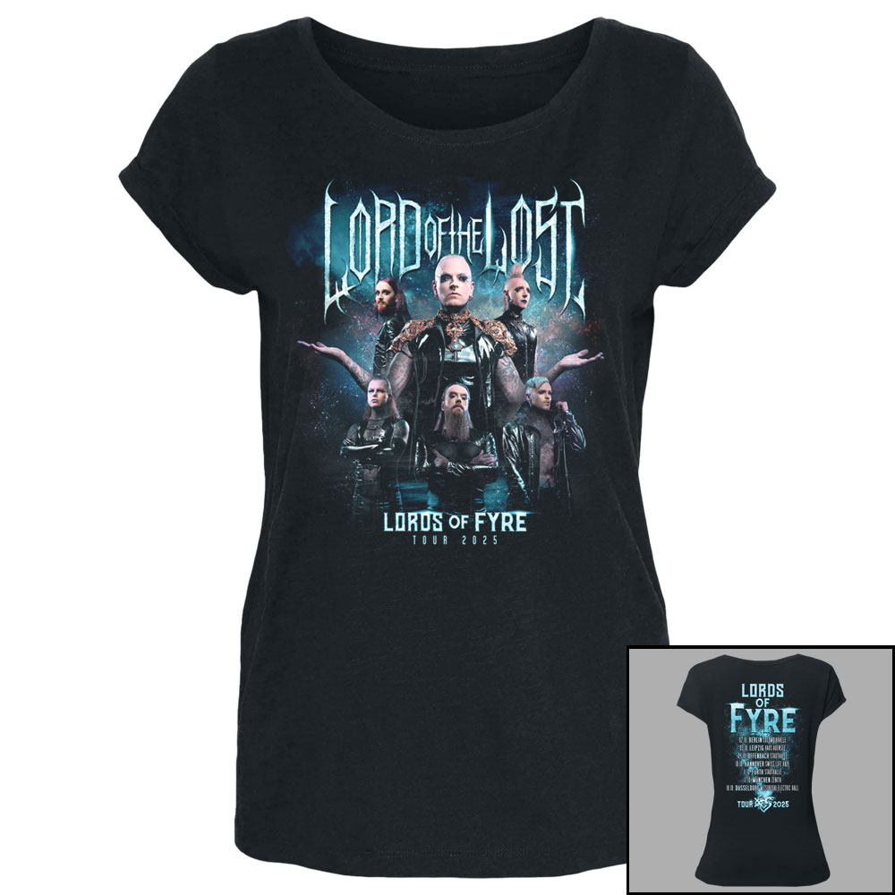 'Lords Of Fyre' Tailliertes Tour Shirt