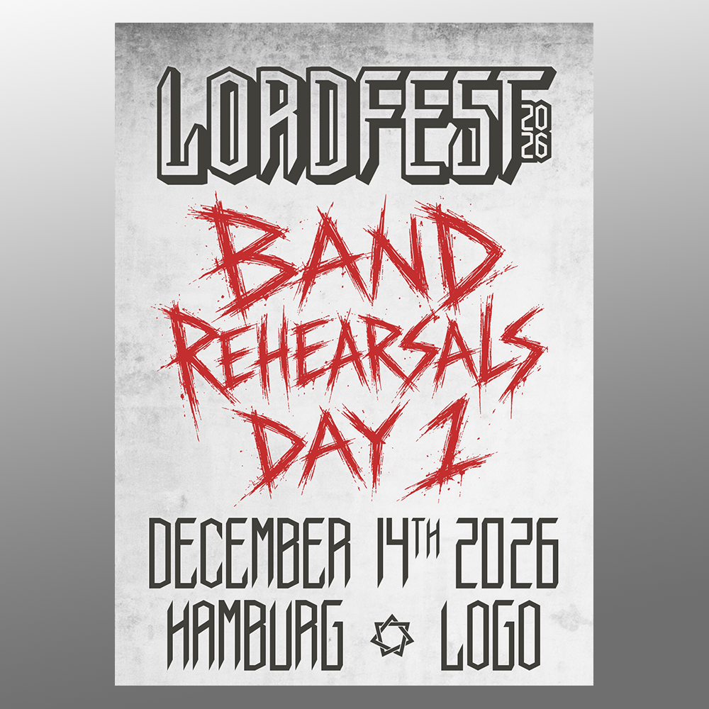 LORDFEST 'BAND REHEARSALS DAY 1' 14.12.2026 Ticket