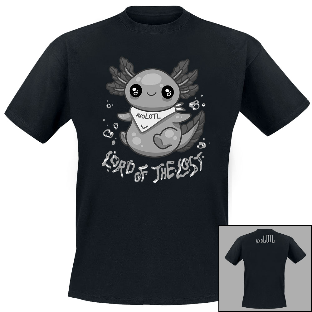 'axoLOTL Grau' Unisex Shirt