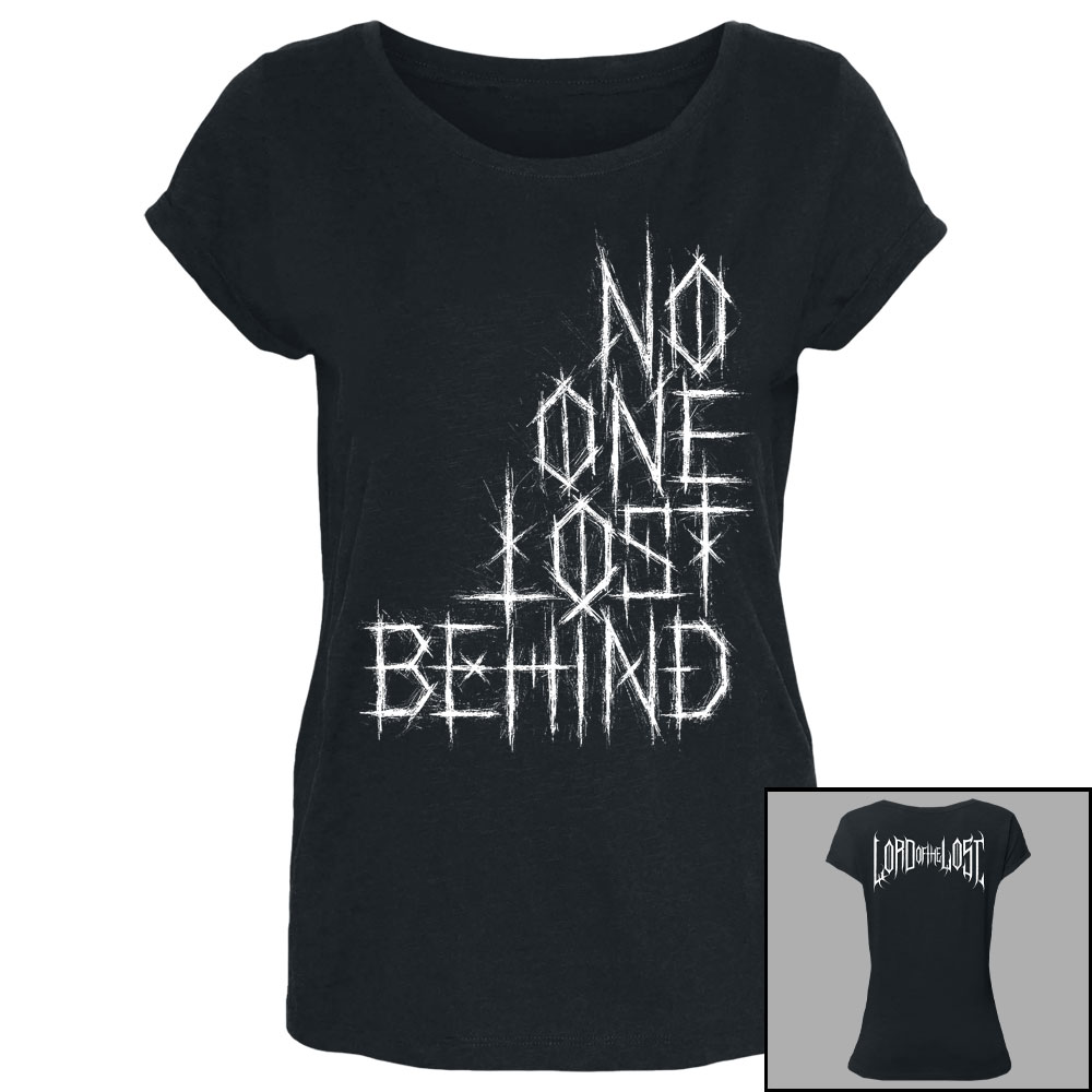 'No One Lost Behind' Tailliertes Shirt