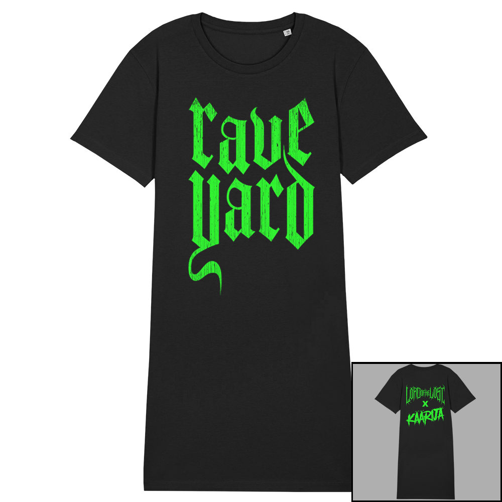 'Raveyard' Tailliertes Shirtkleid