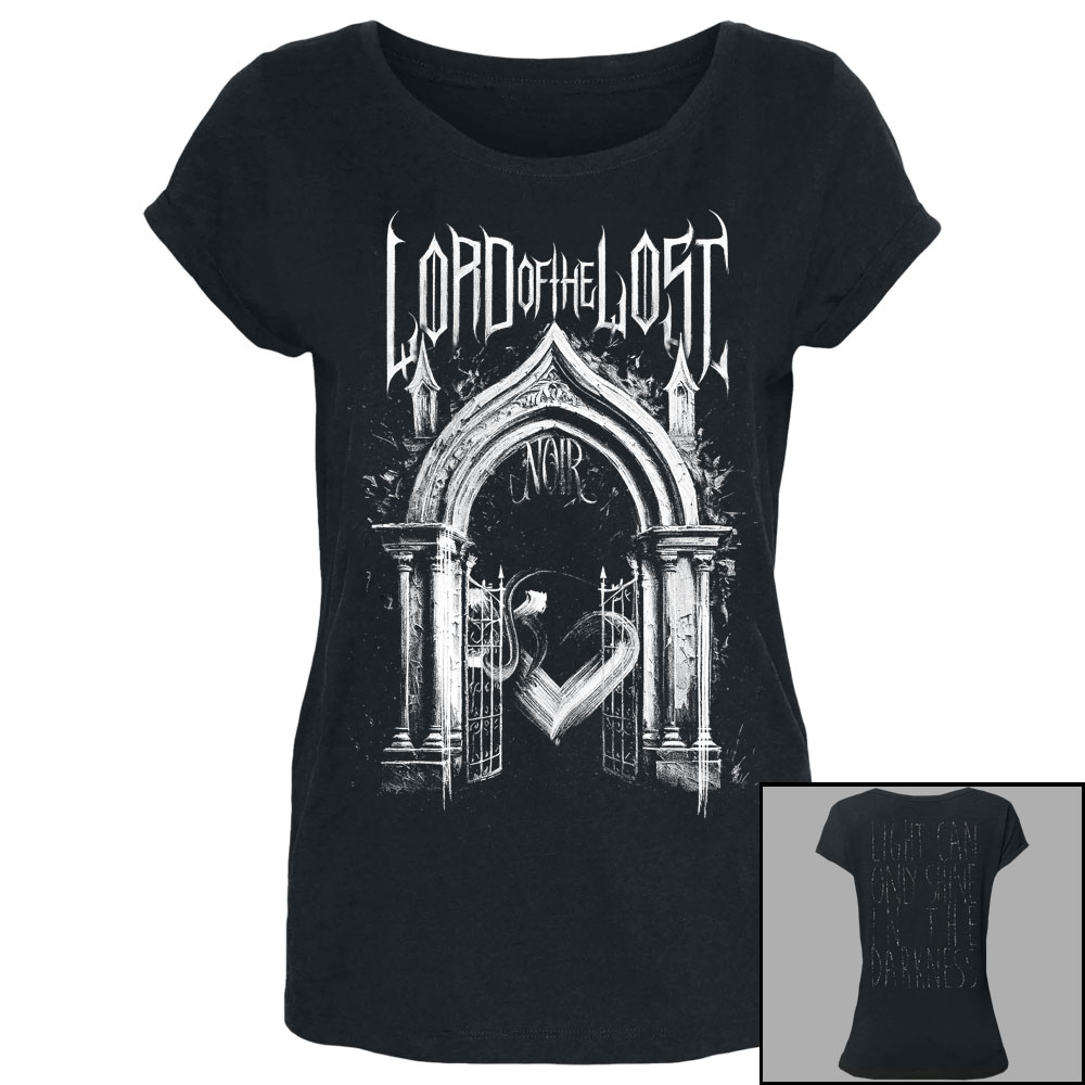 'Light Can Only Shine In The Darkness' Tailliertes Shirt