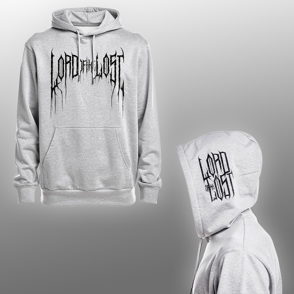 'Drip Logo' Unisex Hoodie graumeliert
