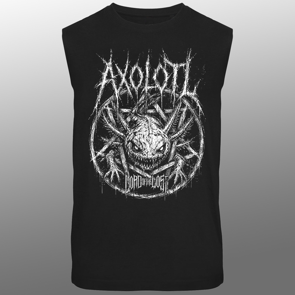 'Metal axoLOTL' Unisex Tanktop