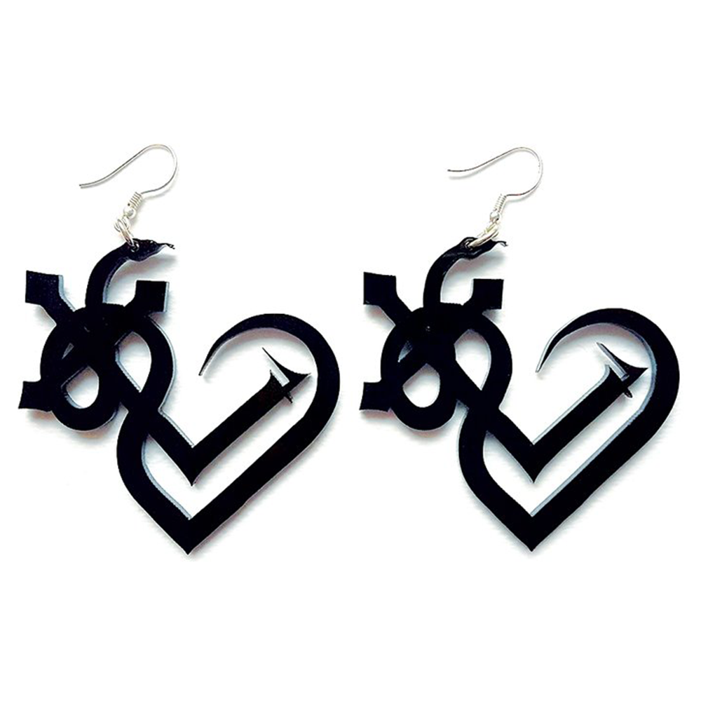 'Black Heart' Ohranhänger