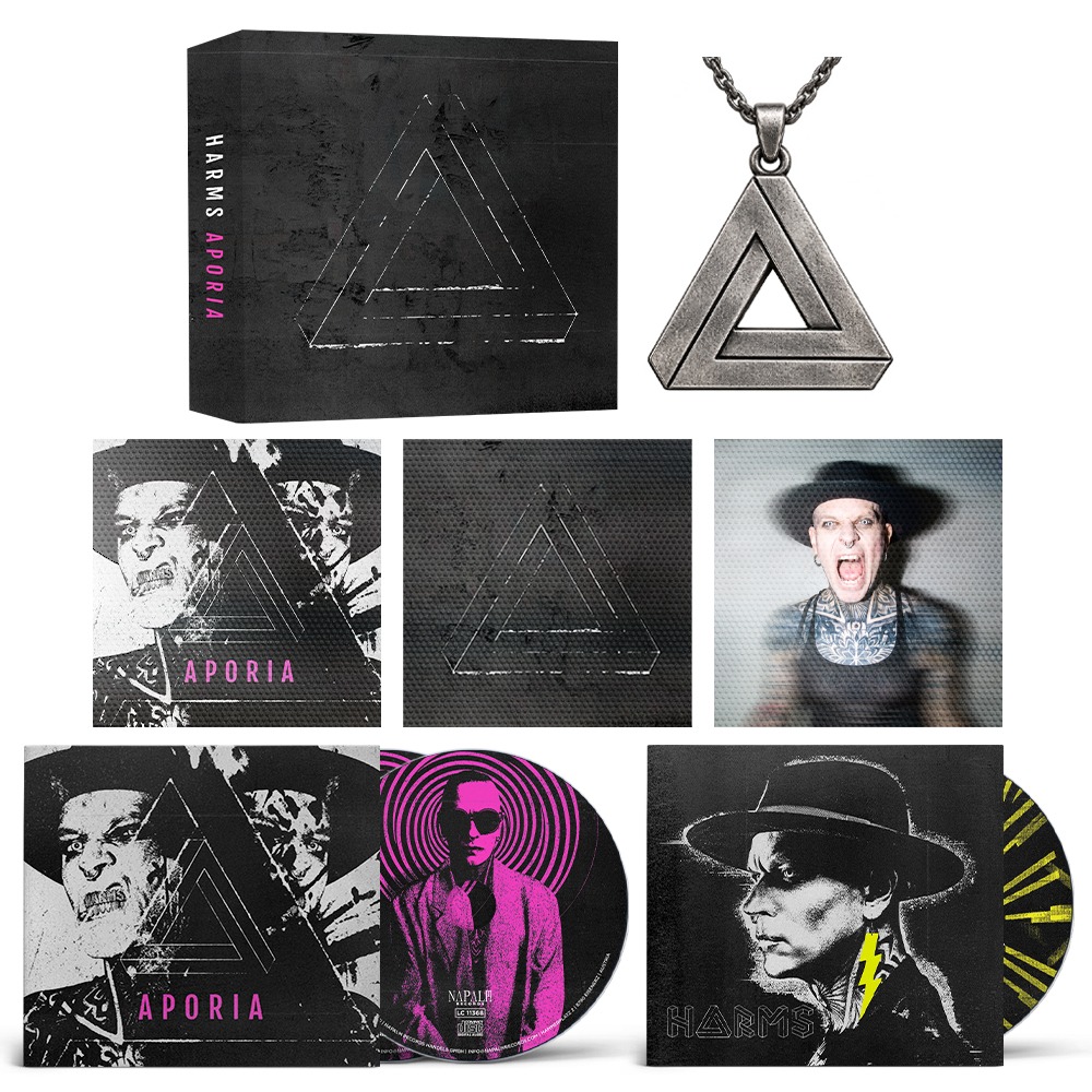 HARMS 'APORIA' 3CD Boxset SIGNIERT