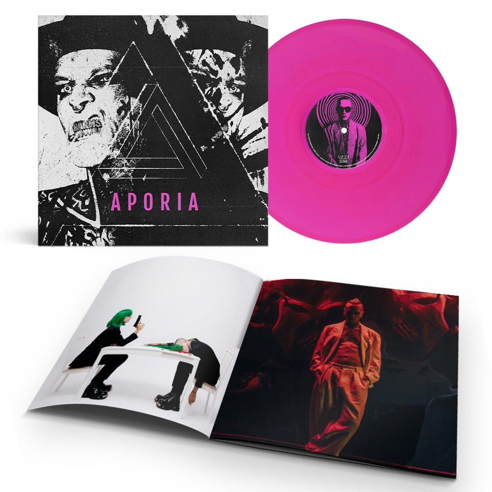 HARMS 'APORIA' Transparent Neon Pink LP Gatefold