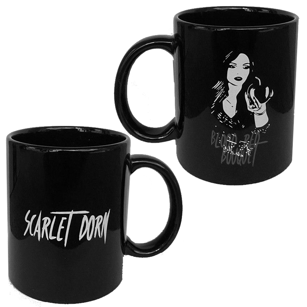SCARLET DORN 'Blood Red Bouquet' Tasse