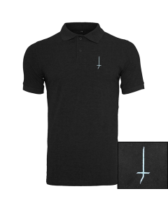 'J-Symbol' Polo Hemd weisser Stick
